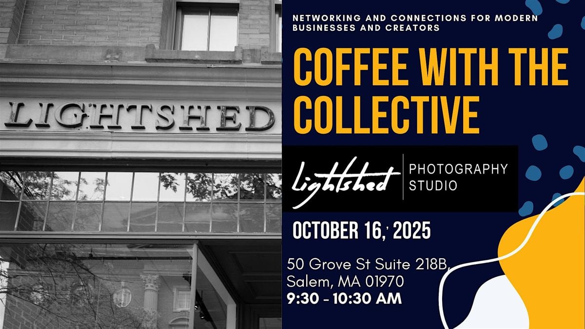 Coffee with the Collective at Lightshed Photography, 16 October | Event in Salem | AllEvents