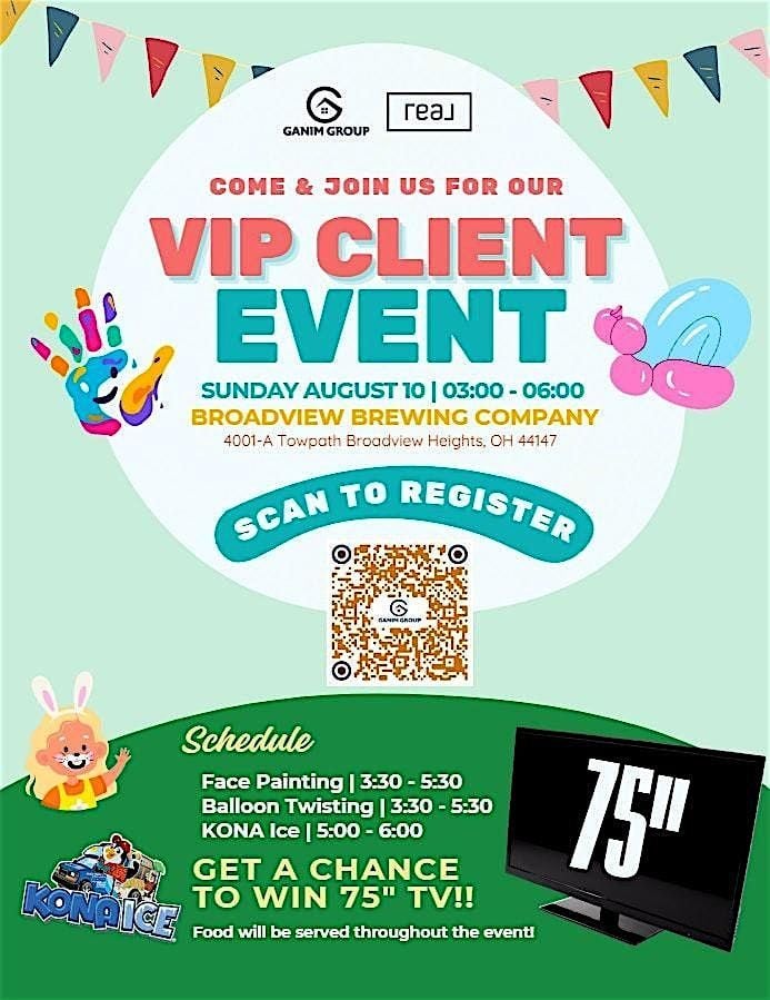 Ganim Group VIP Client Event | Event in Broadview Heights | AllEvents