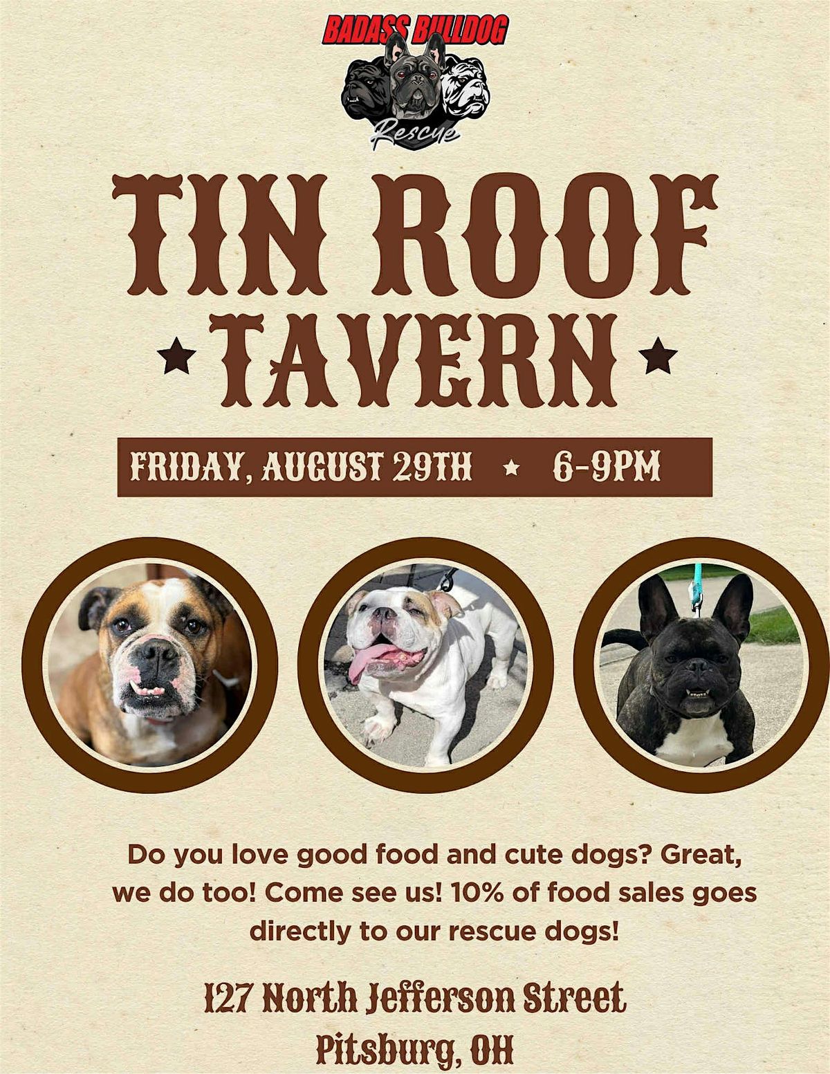 Bulldogs at Tin Roof Tavern | Event in Pitsburg | AllEvents
