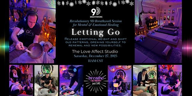 Letting Go - 9D Breathwork Journey, 27 December | Event in Dallas | AllEvents