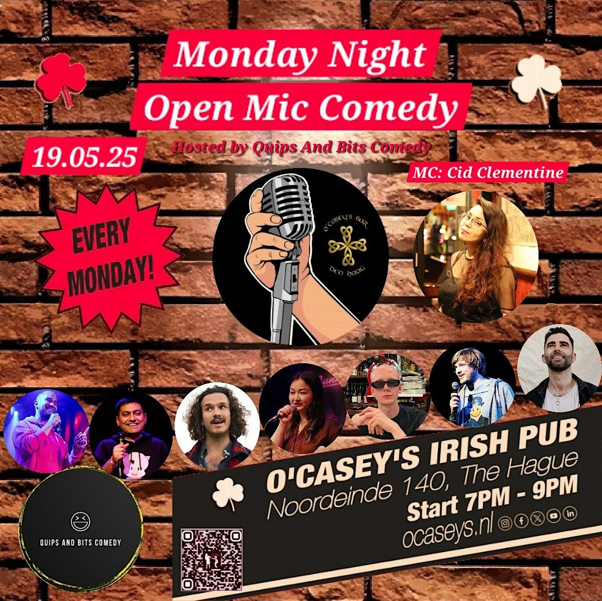 O'Casey's Comedy Night, 19 May | Event in Den Haag | AllEvents