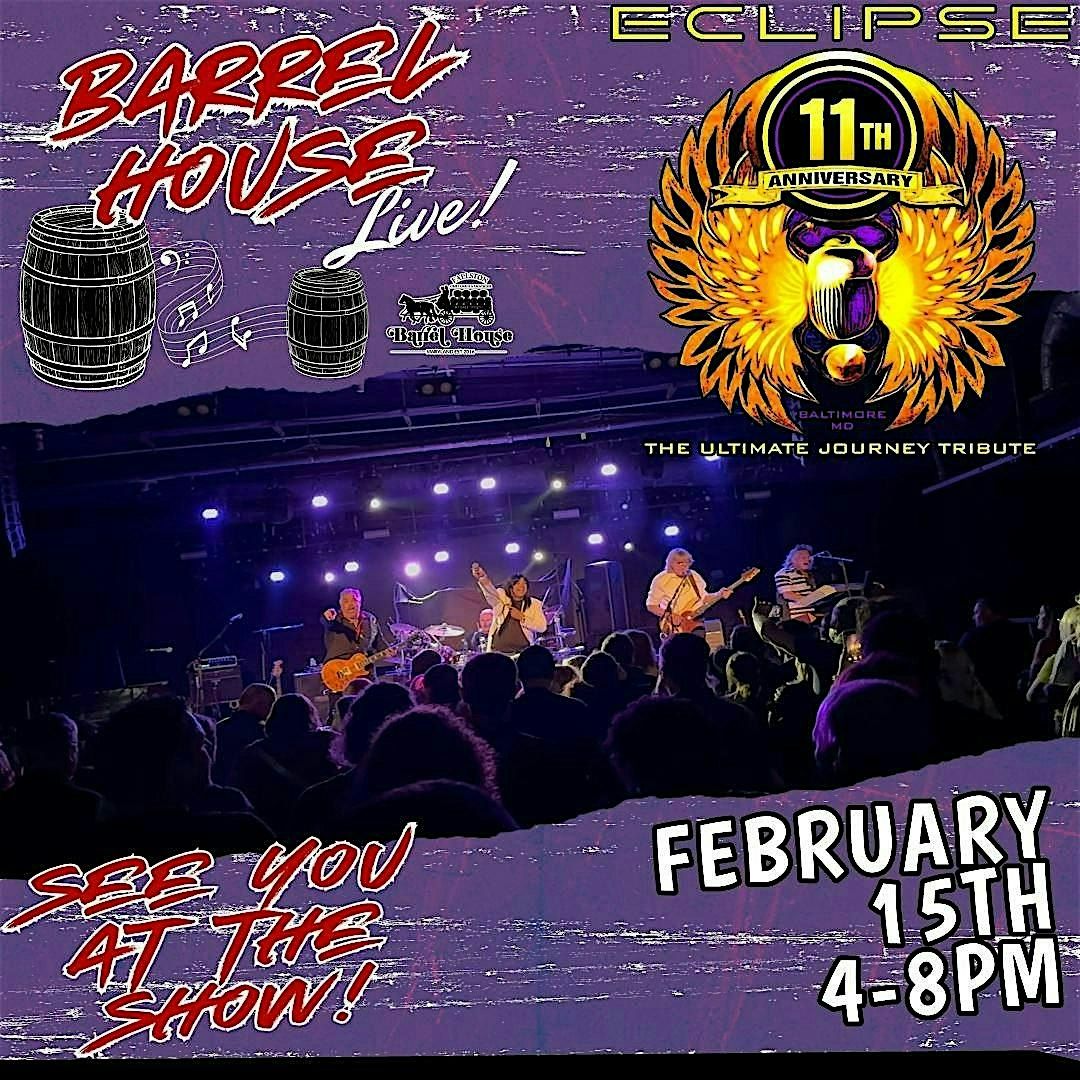 Eclipse (The Ultimate Journey Tribute) at Barrel House Live!, 15 February | Event in Fallston | AllEvents
