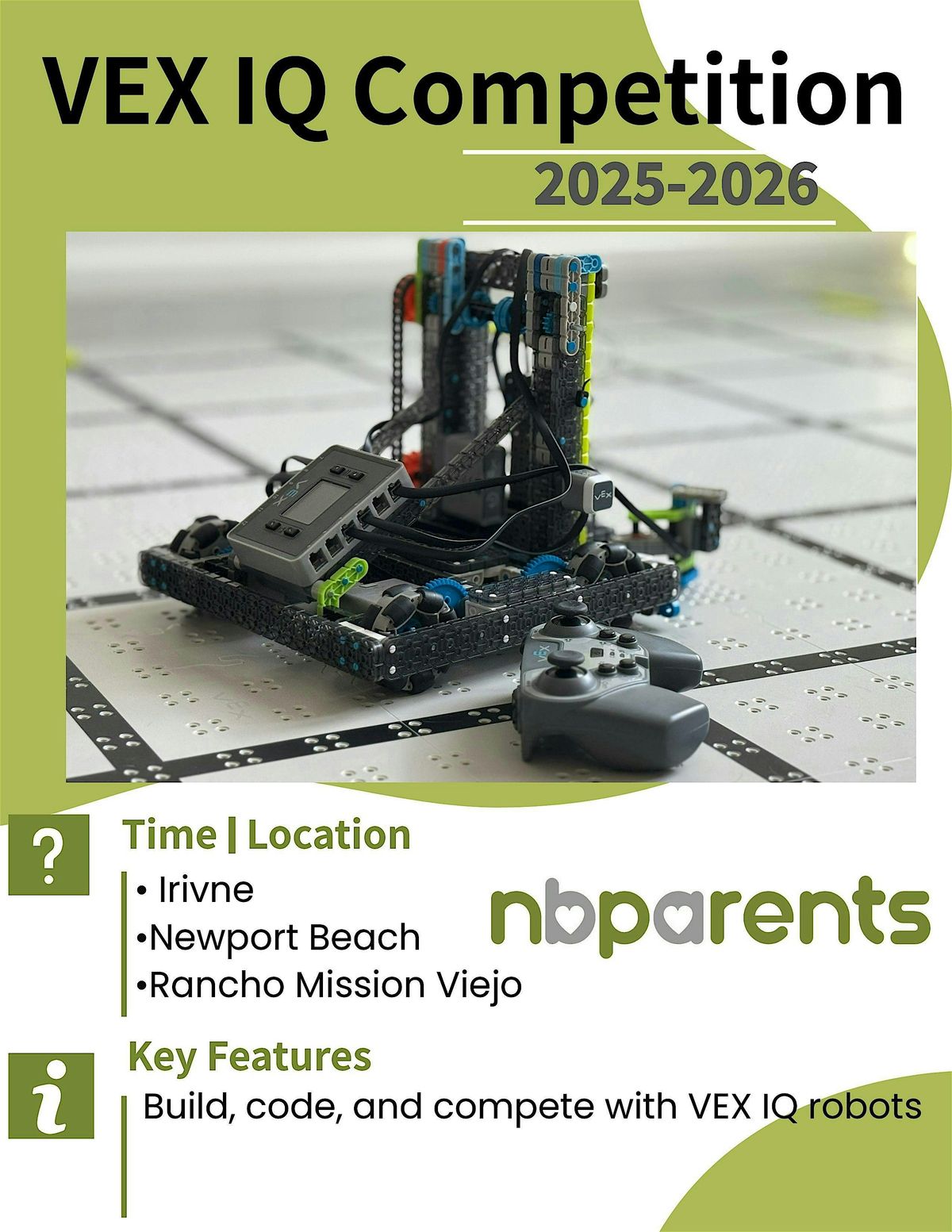 VEX Robotics Competition, 3 September | Event in Newport Beach | AllEvents