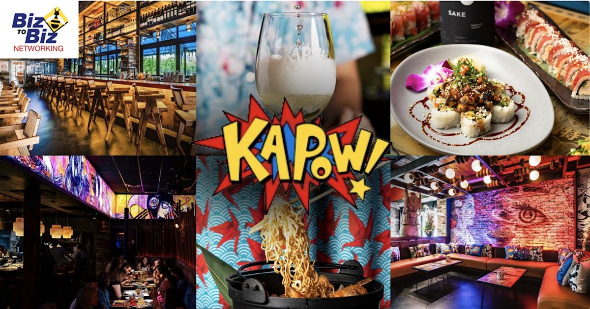 Biz To Biz Networking at Kapow Noodle Bar Delray, 23 October | Event in Delray Beach | AllEvents