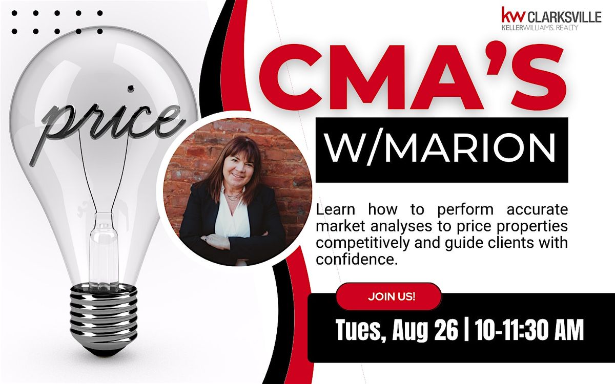 Navigating the Competitive Market Analysis (CMA), 26 August | Event in Clarksville | AllEvents