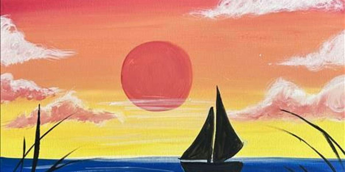 Sitting by the Sunset on a Calm Evening - Paint and Sip by Classpop!™, 25 June | Event in Pasadena | AllEvents