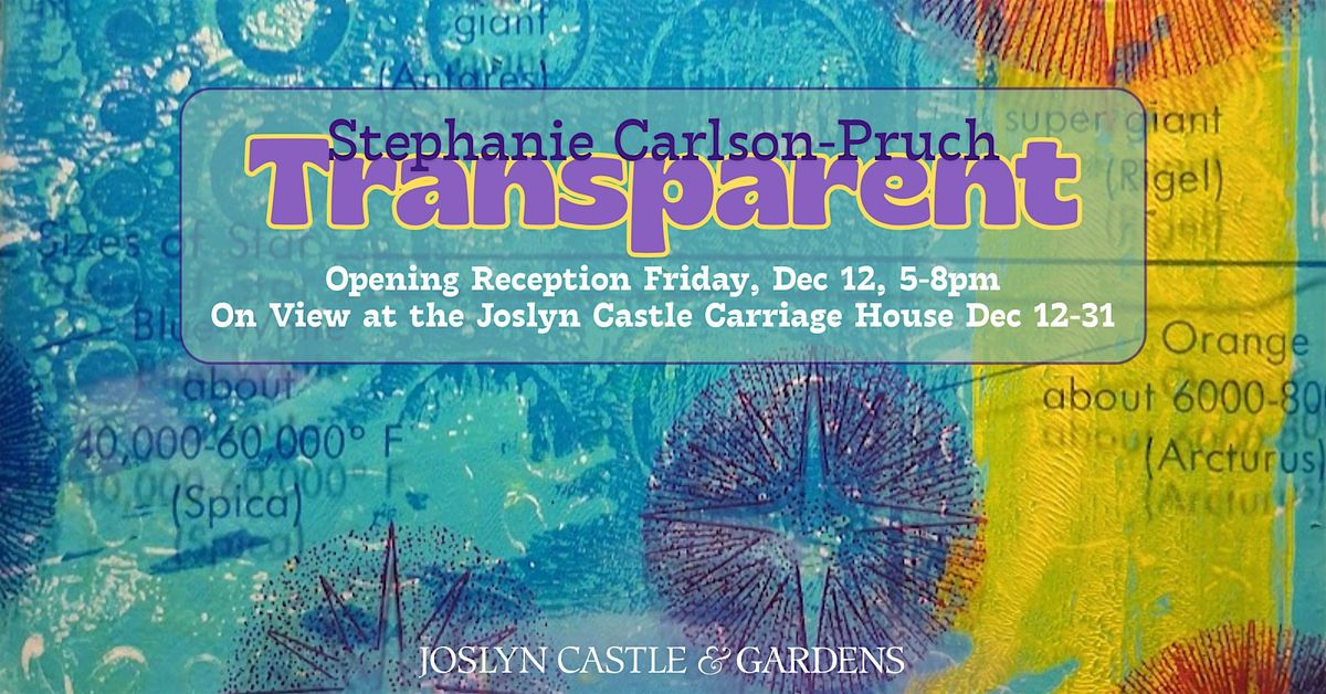 Stephanie Carlson-Pruch: Transparent, 12 December | Event in Omaha | AllEvents