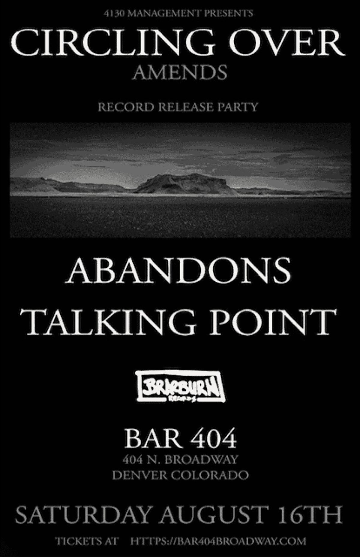 Circling Over Record Release Party, 16 August | Event in Denver | AllEvents