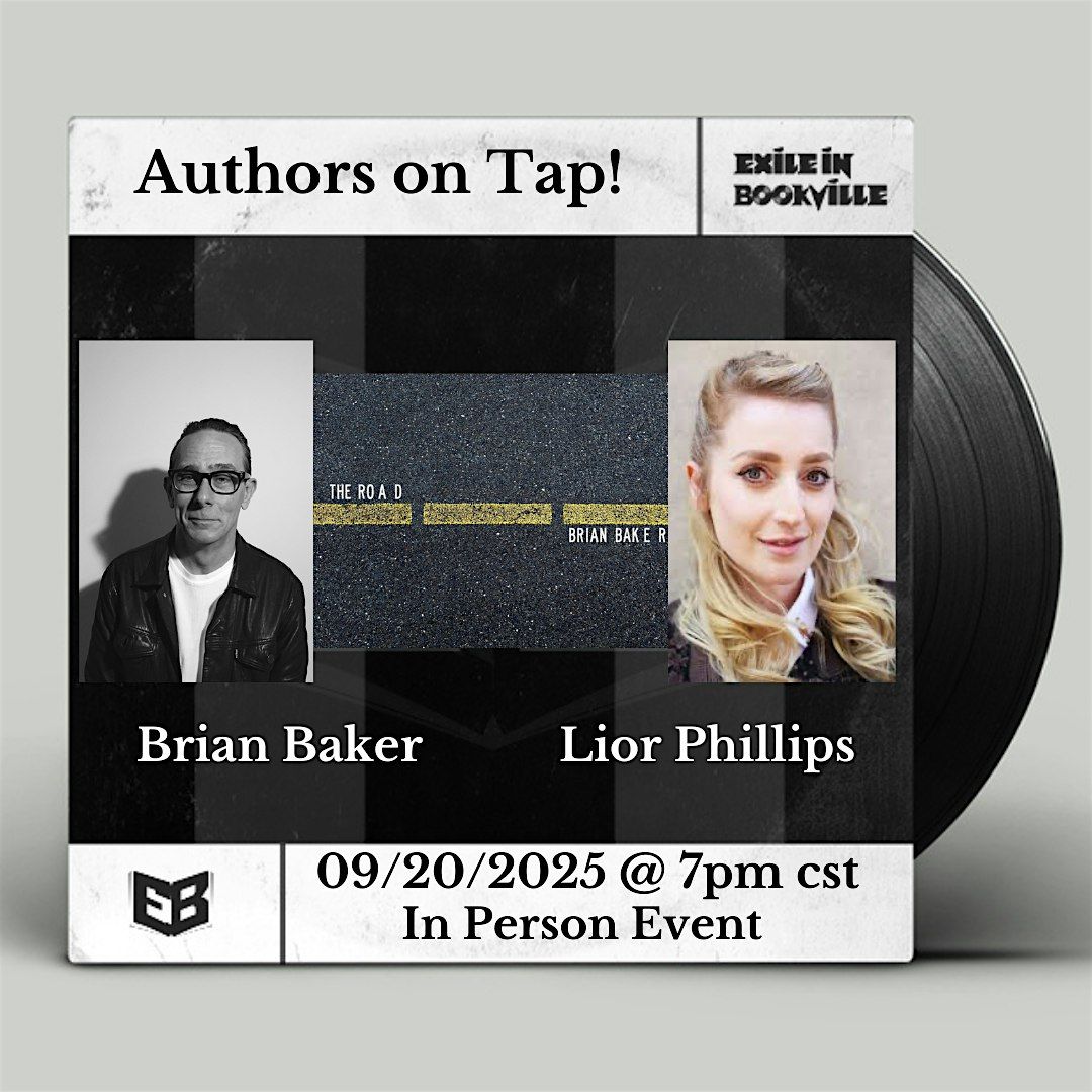 Authors on Tap: Brian Baker and Lior Phillips, 20 September | Event in Chicago | AllEvents