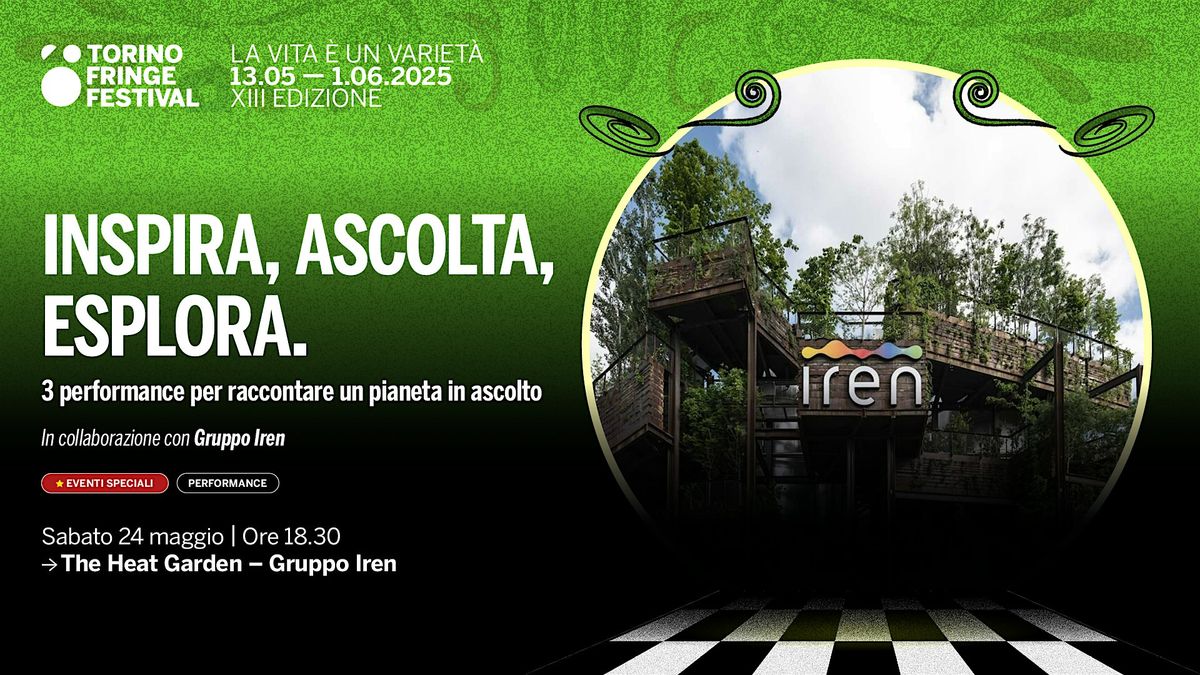 Inspira, Ascolta, Esplora., 24 May | Event in Torino | AllEvents