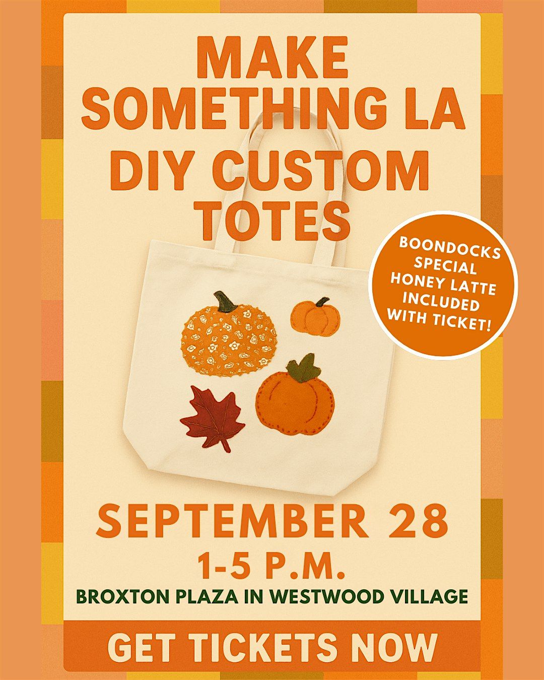 DIY Custom Totes - Make Something LA September, 28 September | Event in Los Angeles | AllEvents