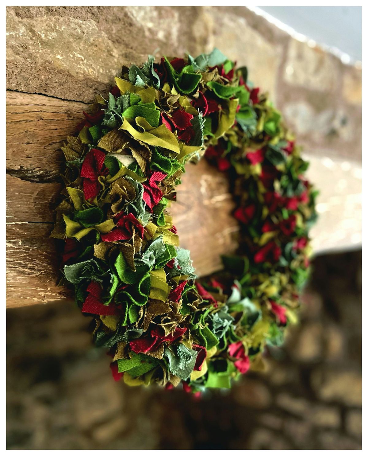 Christmas Fabric Wreath Workshop, 29 November | Event in Glastonbury | AllEvents