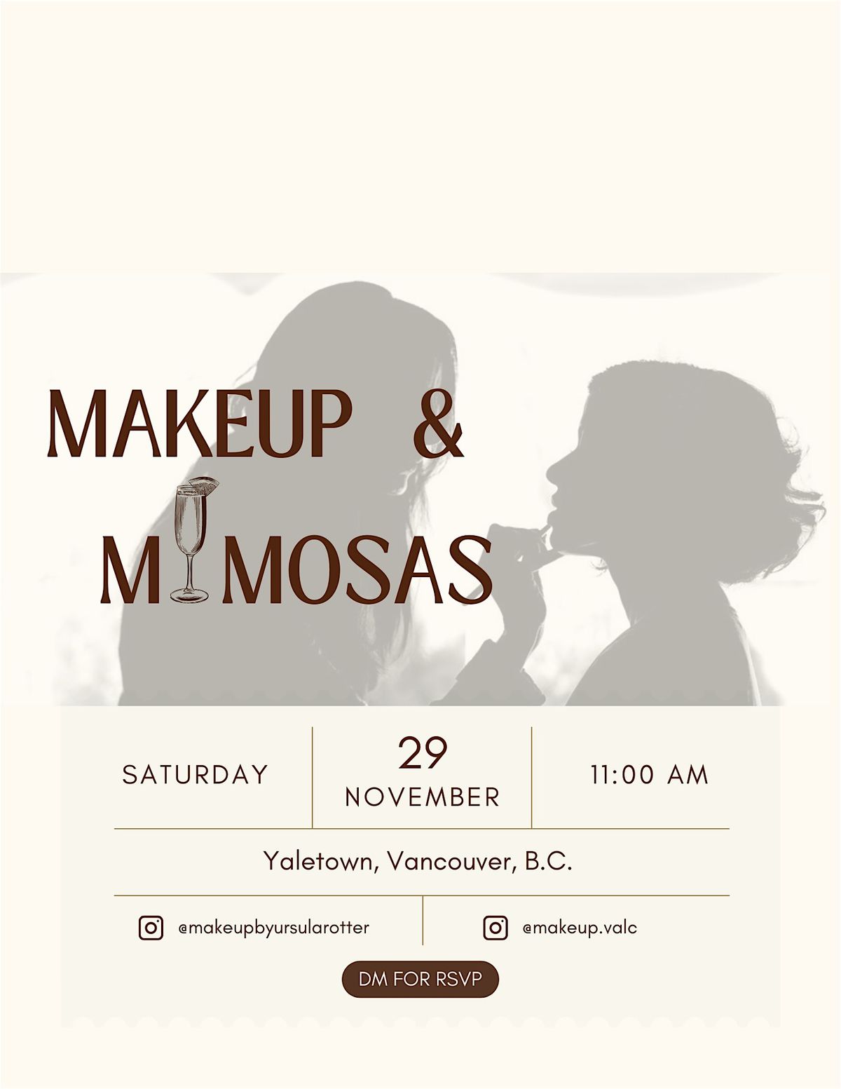 Makeup & Mimosas✨ | Event in Vancouver | AllEvents
