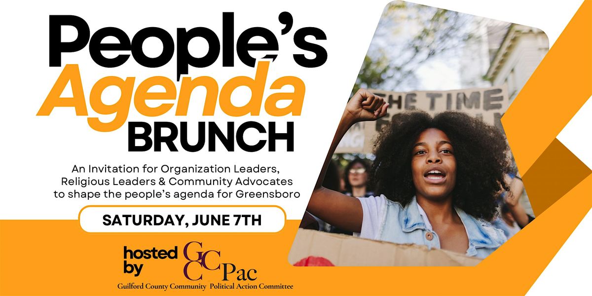People's Agenda Brunch-Greensboro, 7 June | Event in Greensboro | AllEvents