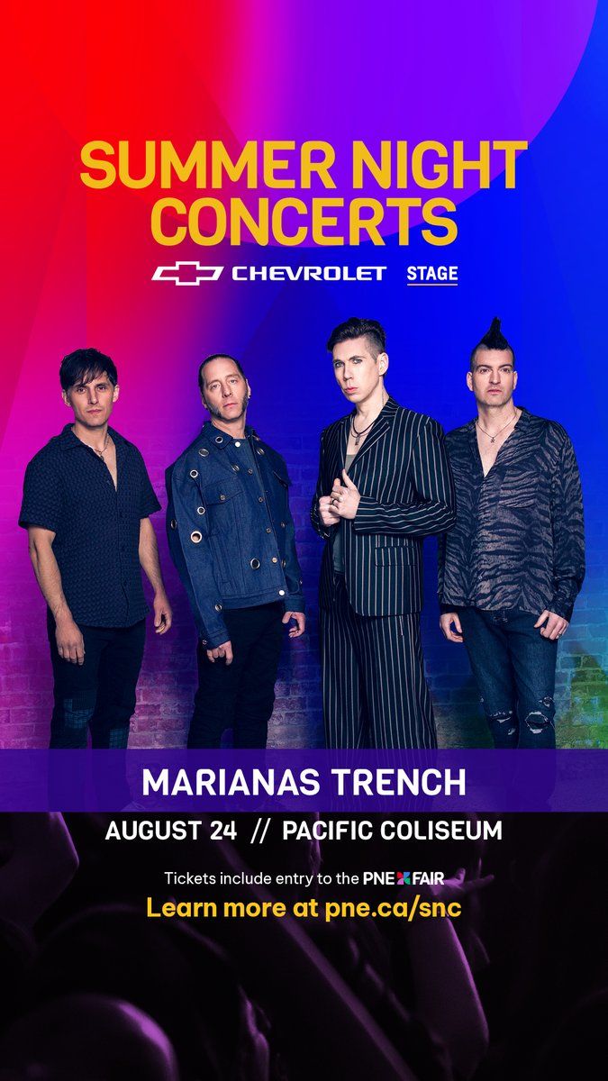 Marianas Trench at Marchant Crane Centrium at Westerner Park, 4 December | Event in Red Deer | AllEvents