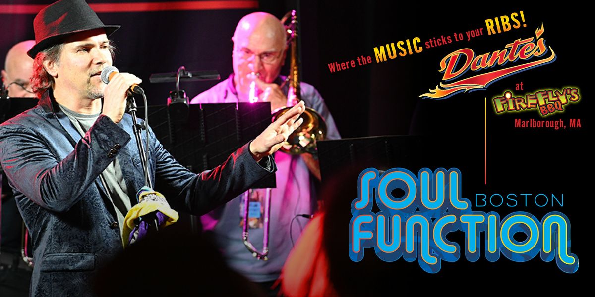 Soul Function in Dante's at Firefly's, 17 May | Event in Marlborough | AllEvents