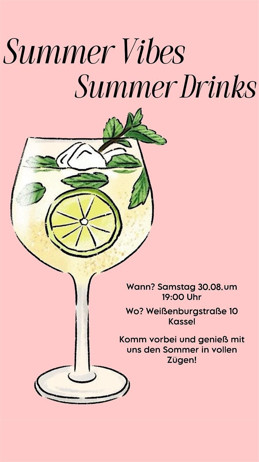 Summer Vibes & Summer Drinks, 30 August | Event in Kassel | AllEvents