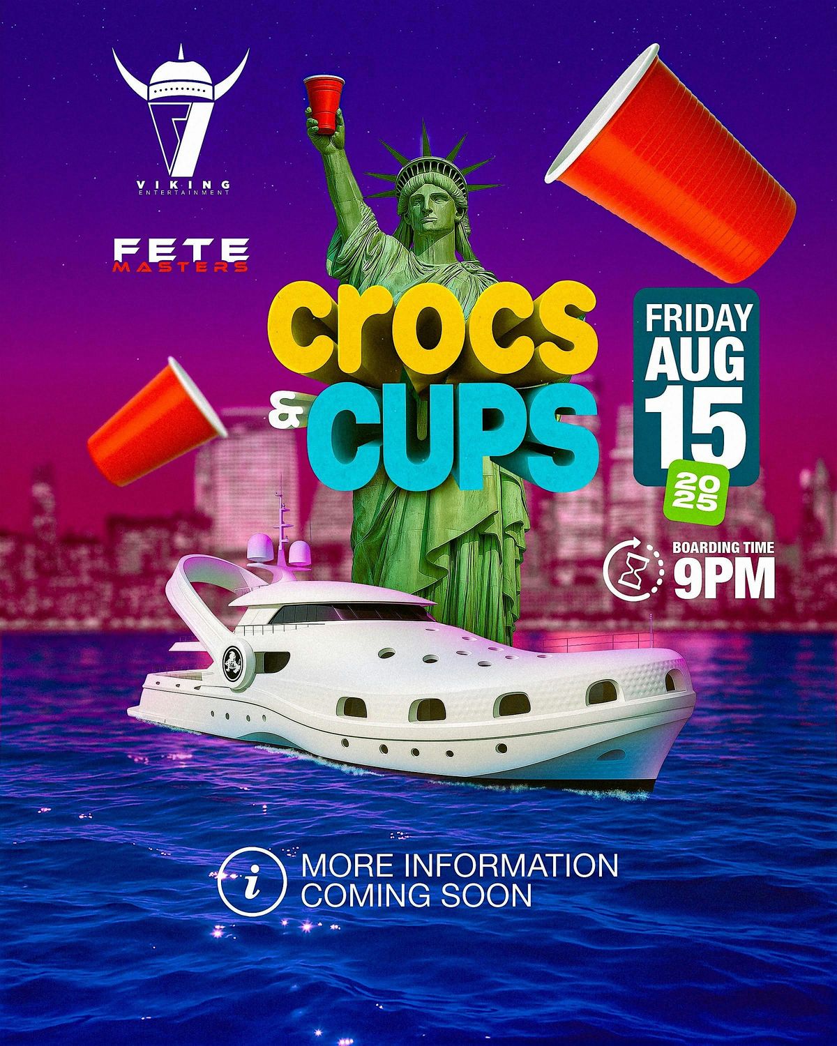 Croc's & Cups, 15 August | Event in Queens | AllEvents