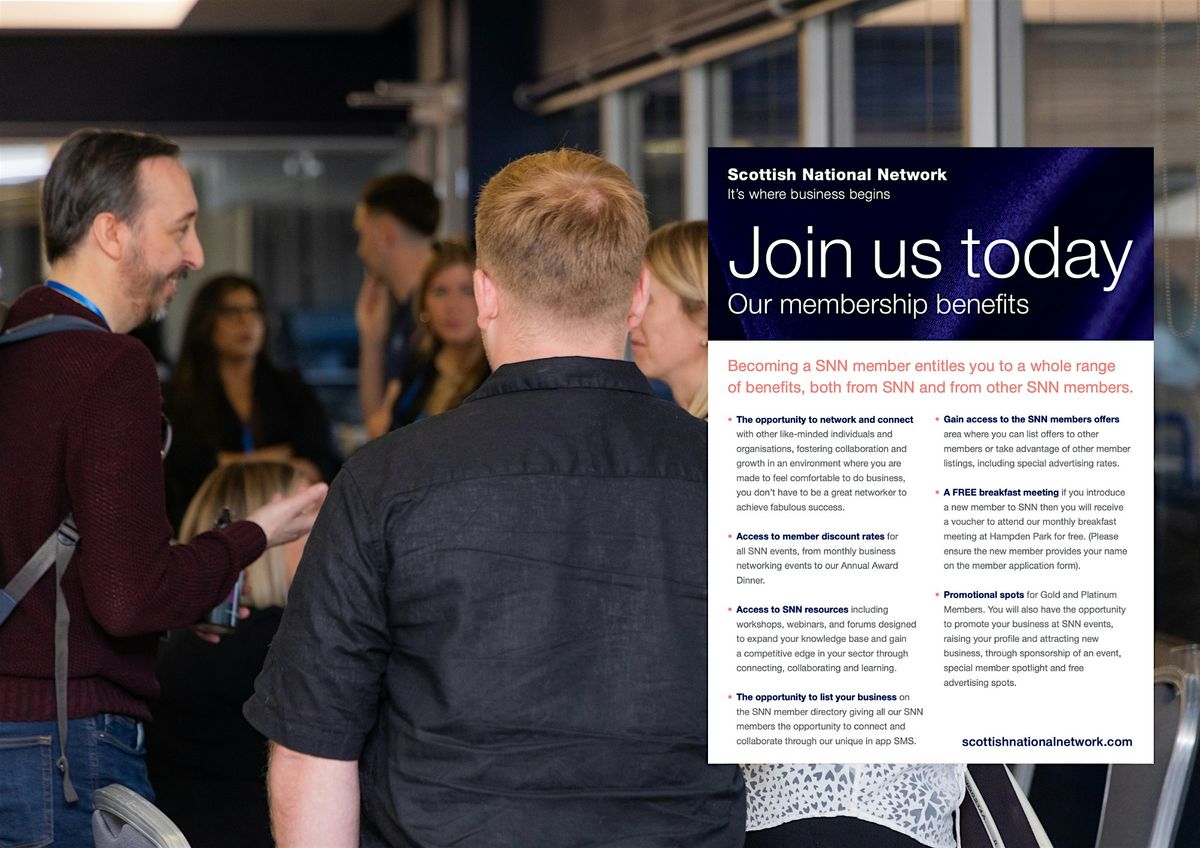 Scottish National Network - Business Networking in the City, 7 October | Event in Glasgow | AllEvents