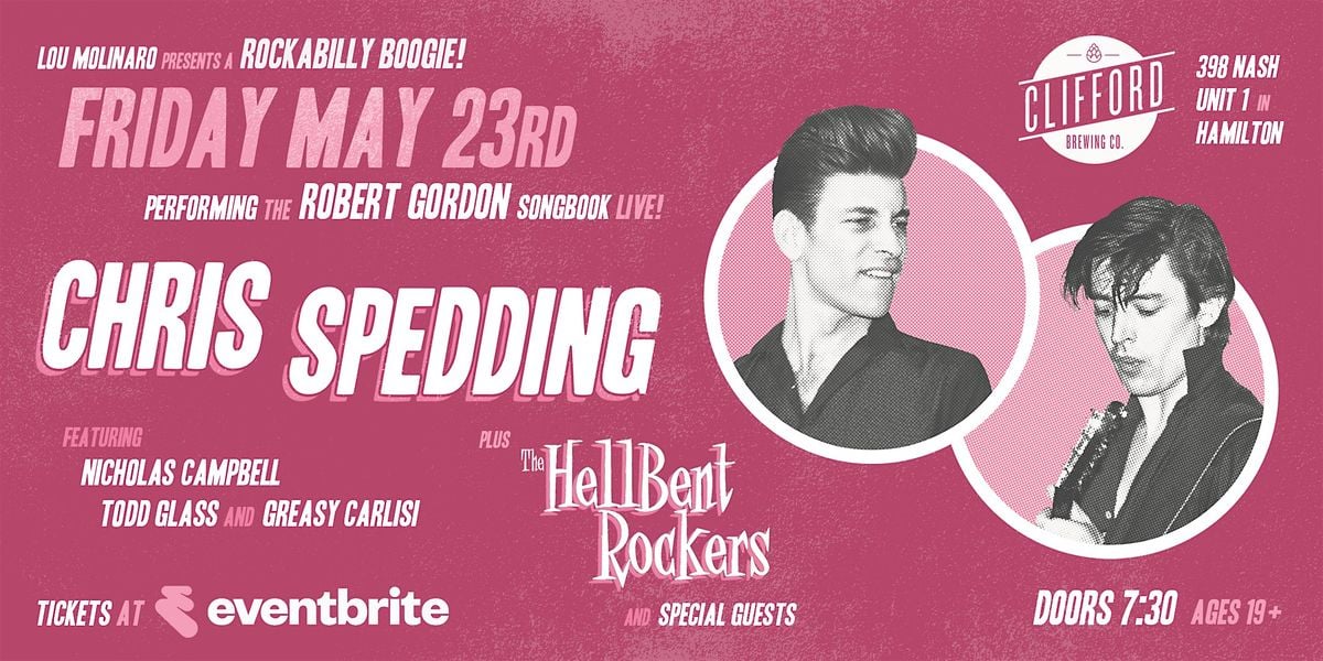 Chris Spedding performs the Robert Gordon Songbook Live! May 23/25 7:30pm | Event in Hamilton | AllEvents