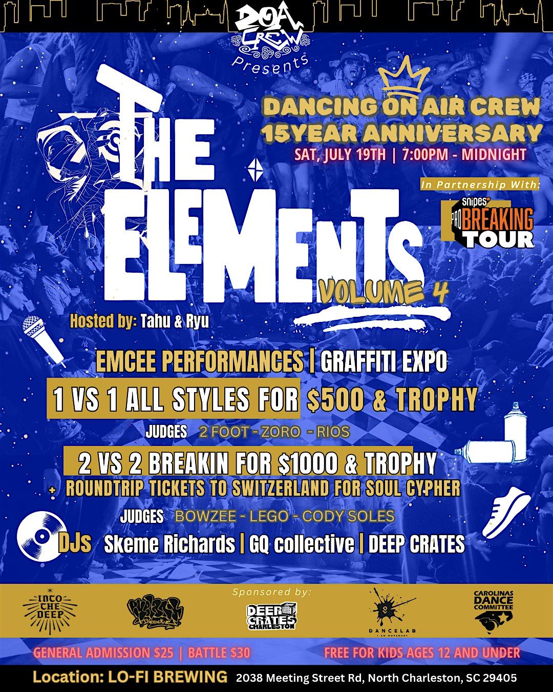 Elements Vol 4, 19 July | Event in Charleston | AllEvents