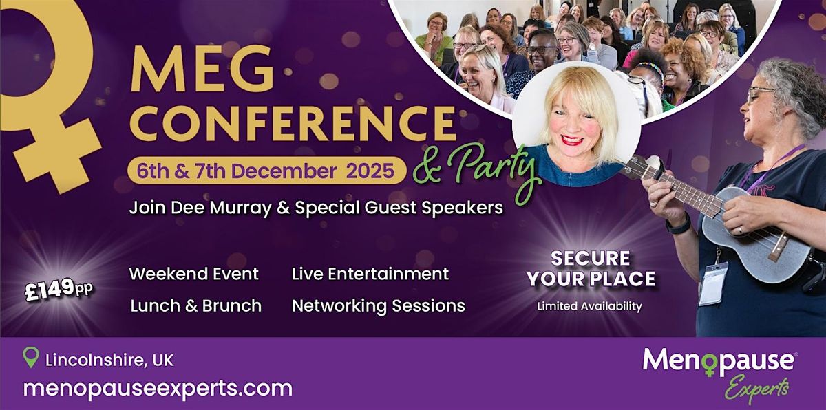 Menopause Conference & Party - Threekingham, Lincolnshire, 6 December | Event in Threekingham | AllEvents