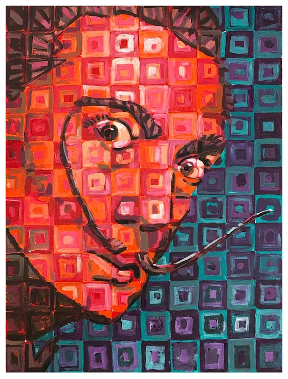 Workshop | Portrait Painting in Chuck Close Method 2-Day, 18 July | Event in Delray Beach | AllEvents
