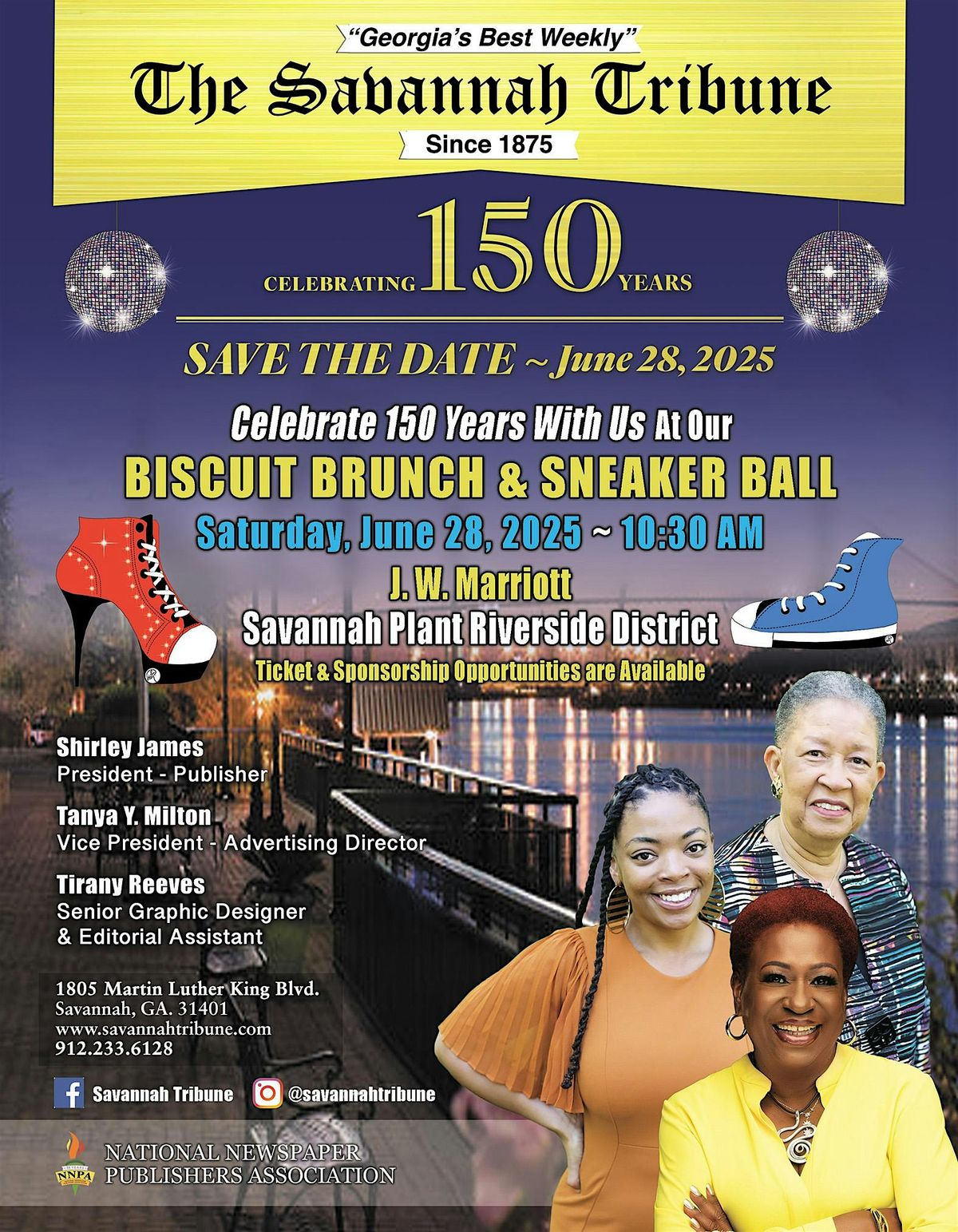 The Savannah Tribune's 150 Anniversary: Biscuit Brunch & Sneaker Ball, 28 June | Event in Savannah | AllEvents