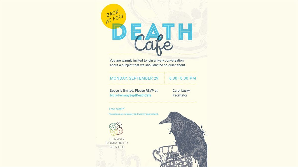 Death Cafe, 29 September | Event in Boston | AllEvents
