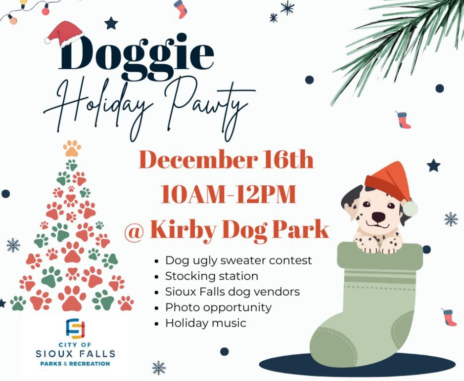 Doggie Holiday Pawty, Kirby Dog Park, Sioux Falls, 16 December 2023