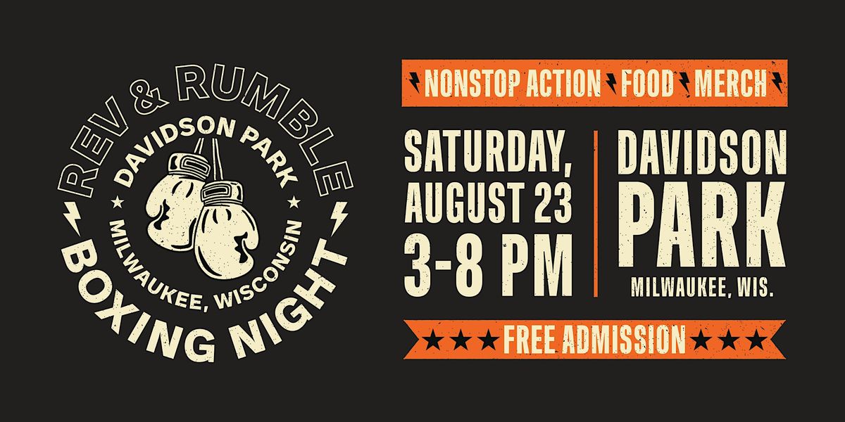 Rev & Rumble Boxing Night, Davidson Park, Milwaukee, 23 August 2025 ...