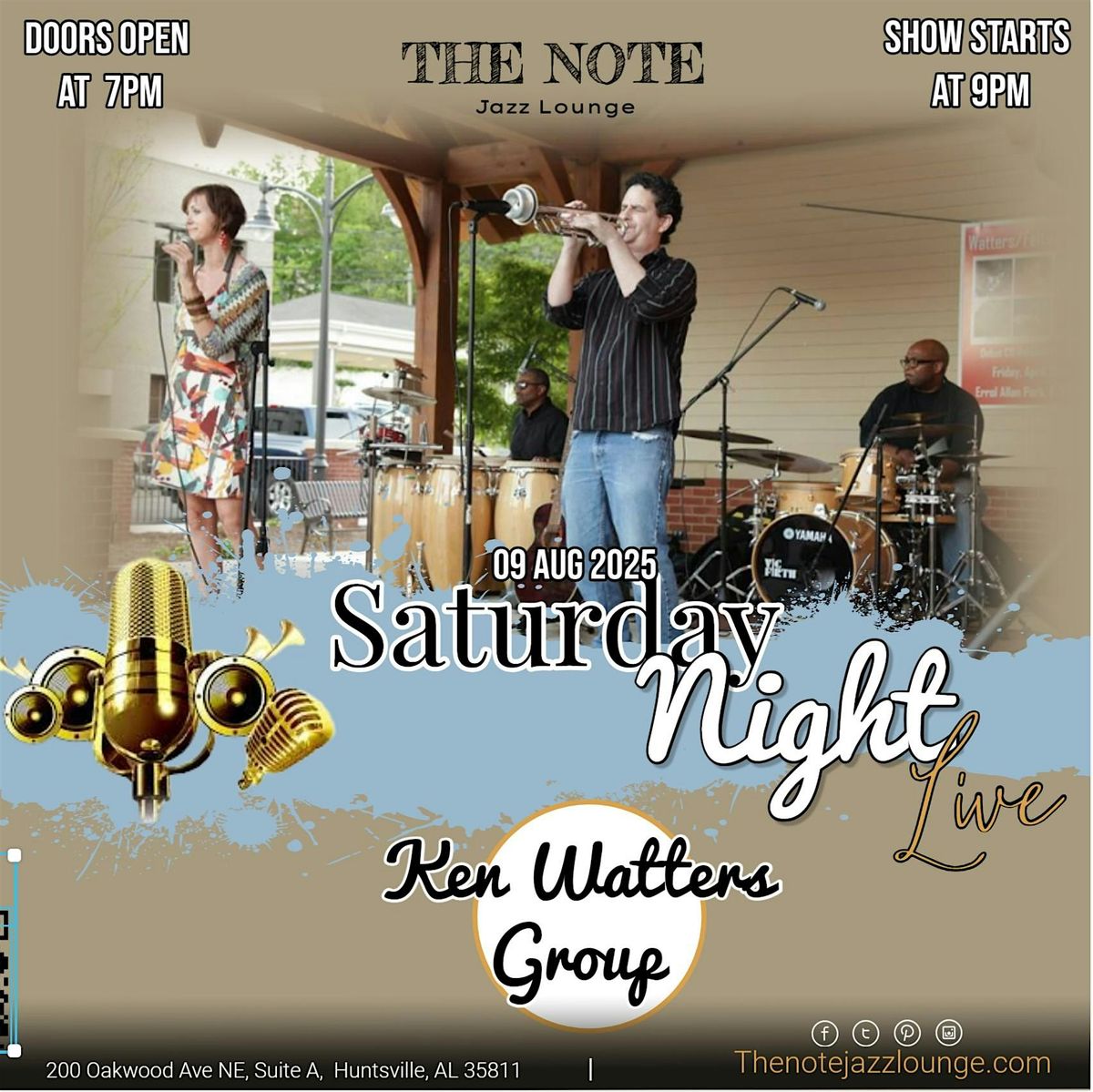 The Ken Watters Group at The Note Jazz Lounge., 9 August | Event in Huntsville | AllEvents