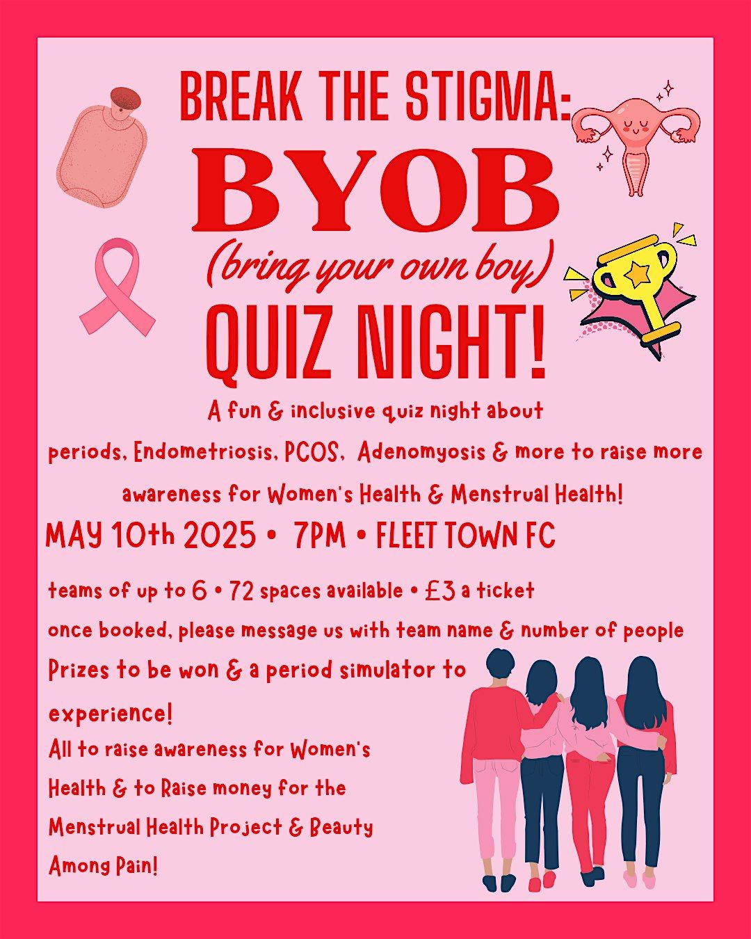 Break The Stigma: BYOB (bring your own boy) Quiz | Event in Fleet | AllEvents
