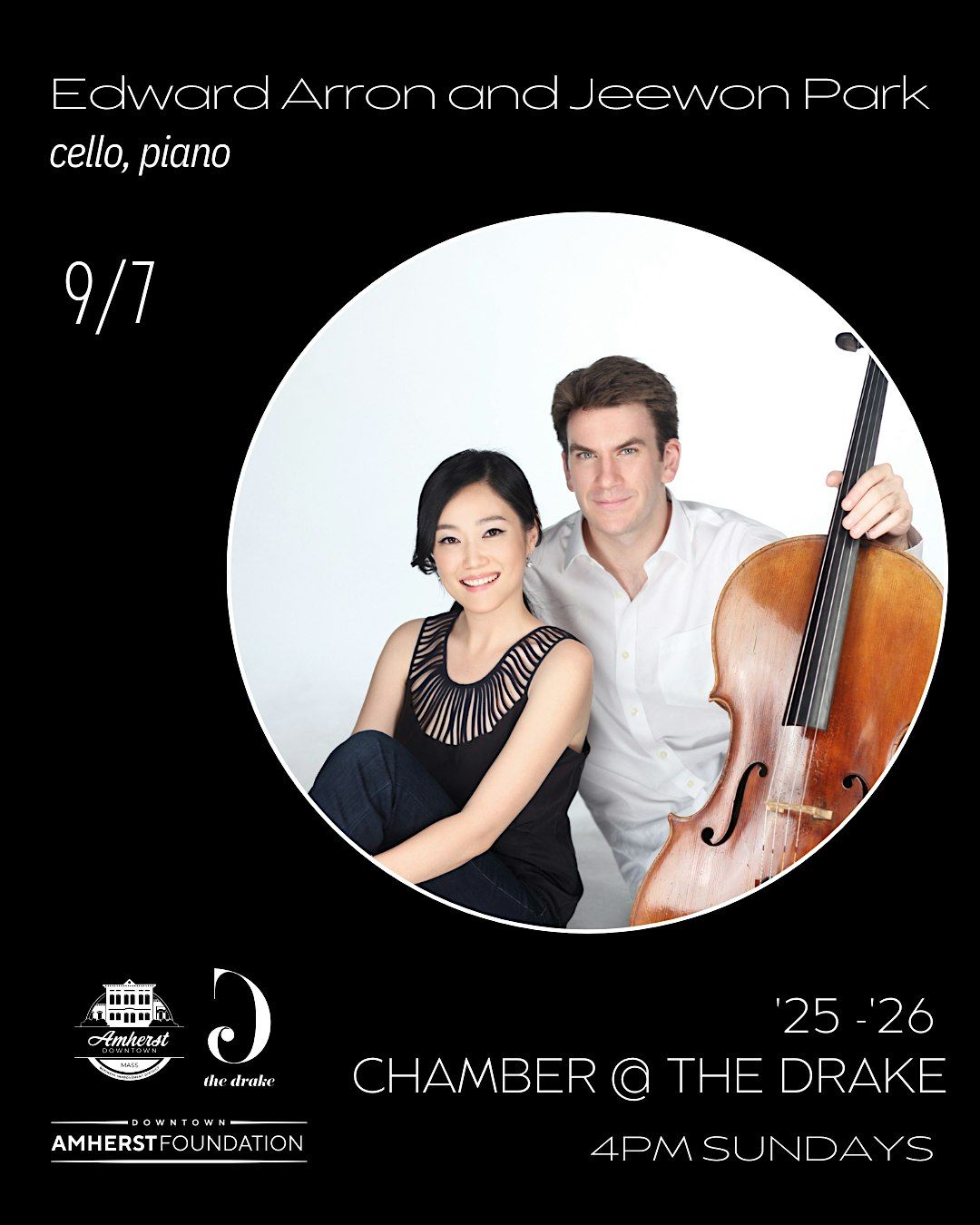 Edward Arron and Jeewon Park, 7 September | Event in Amherst | AllEvents