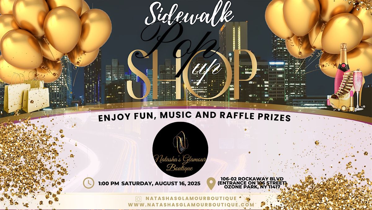Sidewalk Pop-Up Shop, 16 August | Event in Queens | AllEvents