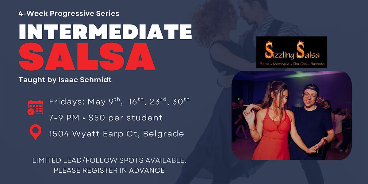Intermediate Salsa Lesson Series, 9 May | Event in Belgrade | AllEvents