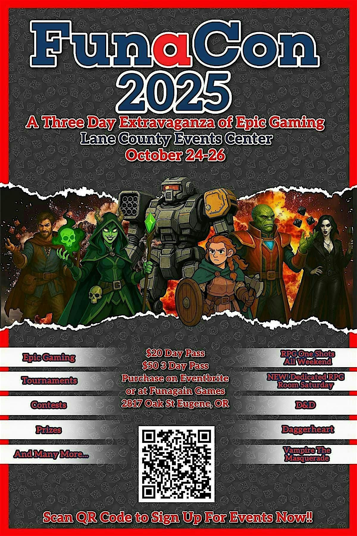 FUNACON 2025, 24 October | Event in Eugene | AllEvents