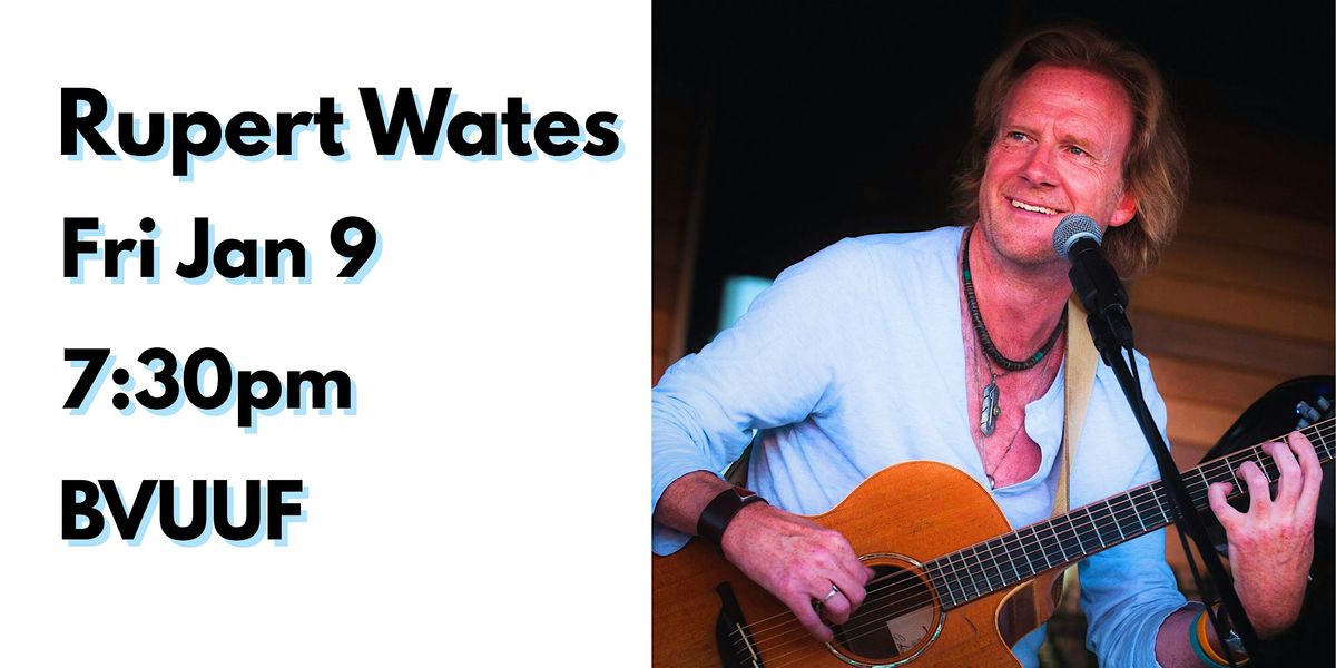 An Evening with Rupert Wates, 9 January | Event in Lafayette | AllEvents