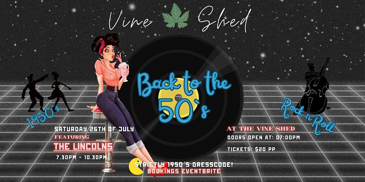 Back to the 50`s with The Lincolns, 26 July | Event in McLaren Vale | AllEvents
