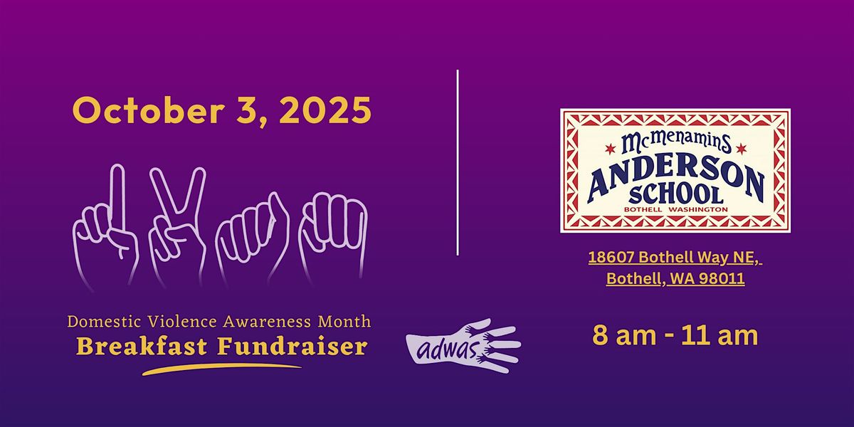 ADWAS Healing Roots Breakfast Fundraiser 2025, 3 October | Event in Bothell | AllEvents