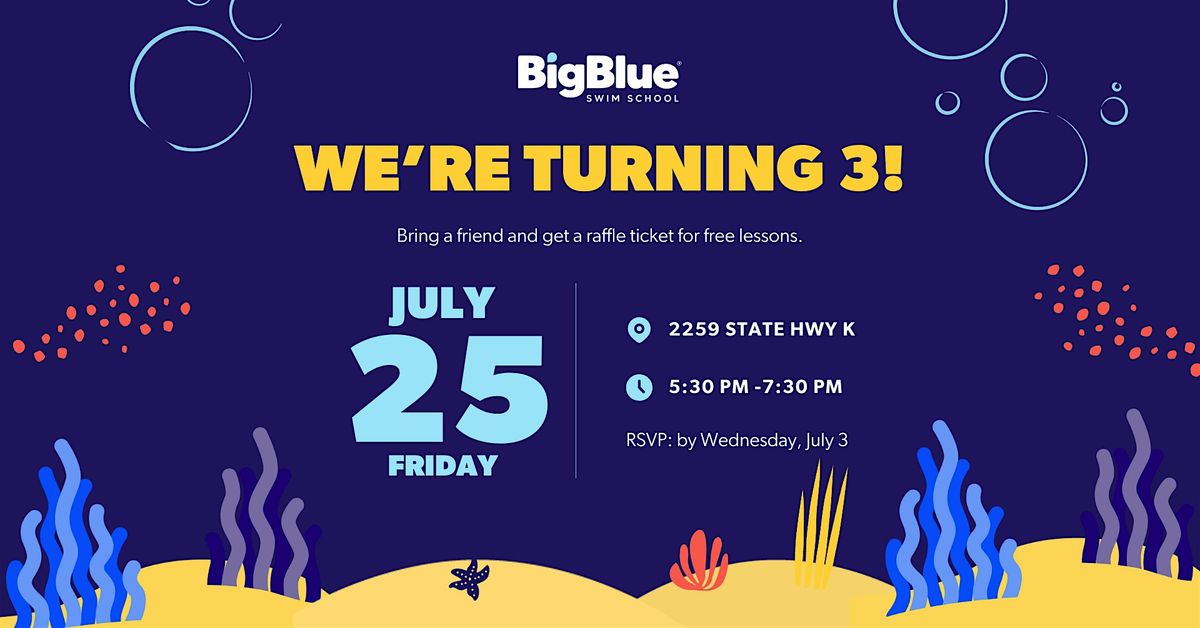 Big Blue Swim School O'Fallon 3YR Anniversary, 25 August | Event in O'Fallon | AllEvents