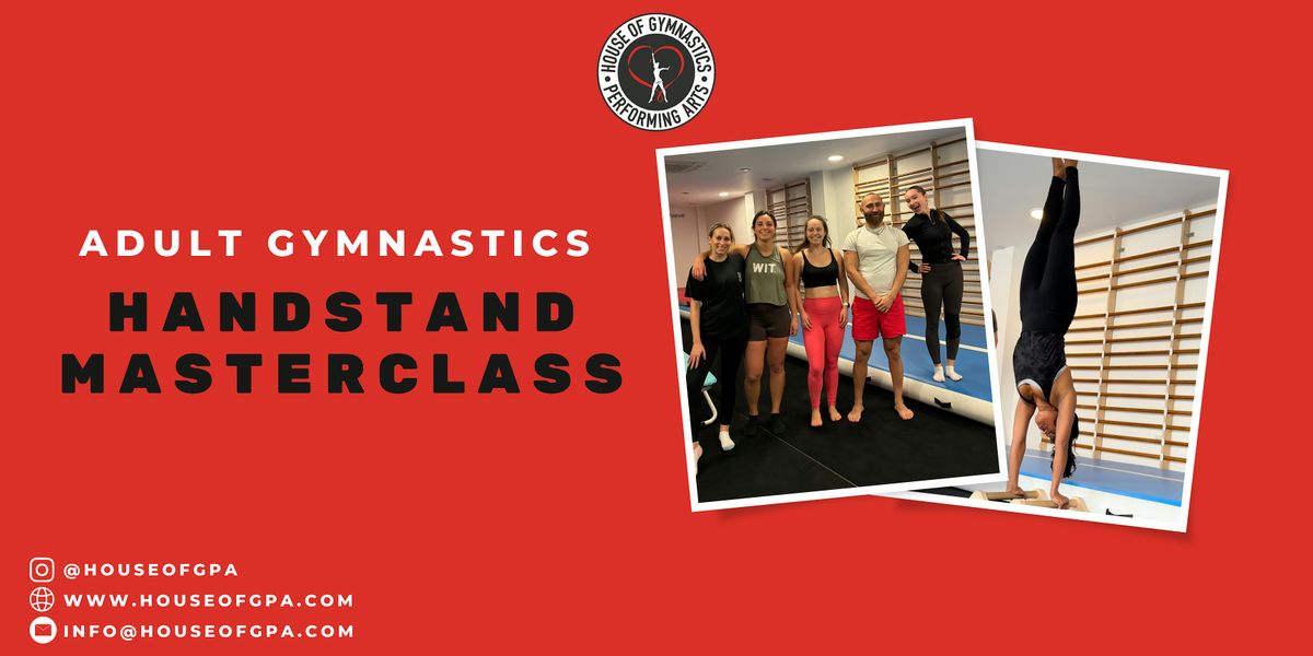Adult Handstand Masterclass | Event in London | AllEvents