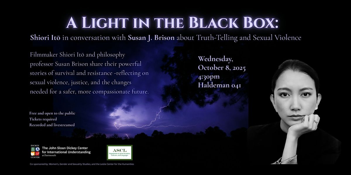 A Light in the Black Box: Shiori Itō in conversation with Susan J ...