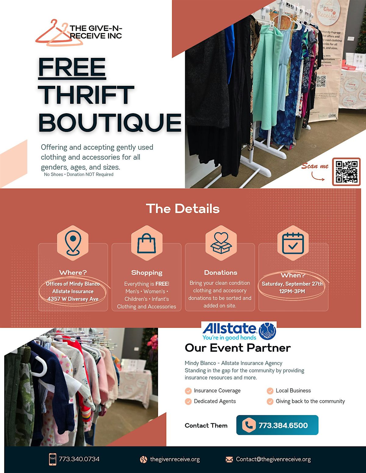 FREE Community Pop-up Thrift Boutique, 27 September | Event in Chicago | AllEvents