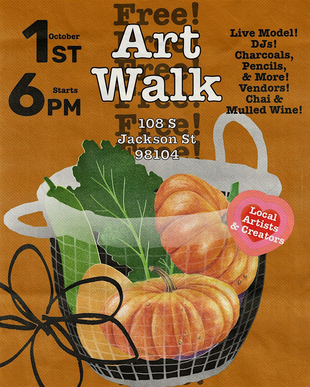 ART WALK! OPEN FIGURE CLASS & MARKET!, 1 October | Event in Seattle | AllEvents