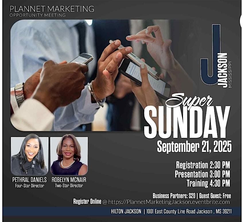 Plannet Marketing Jackson Super Sunday, 21 September | Event in Jackson | AllEvents