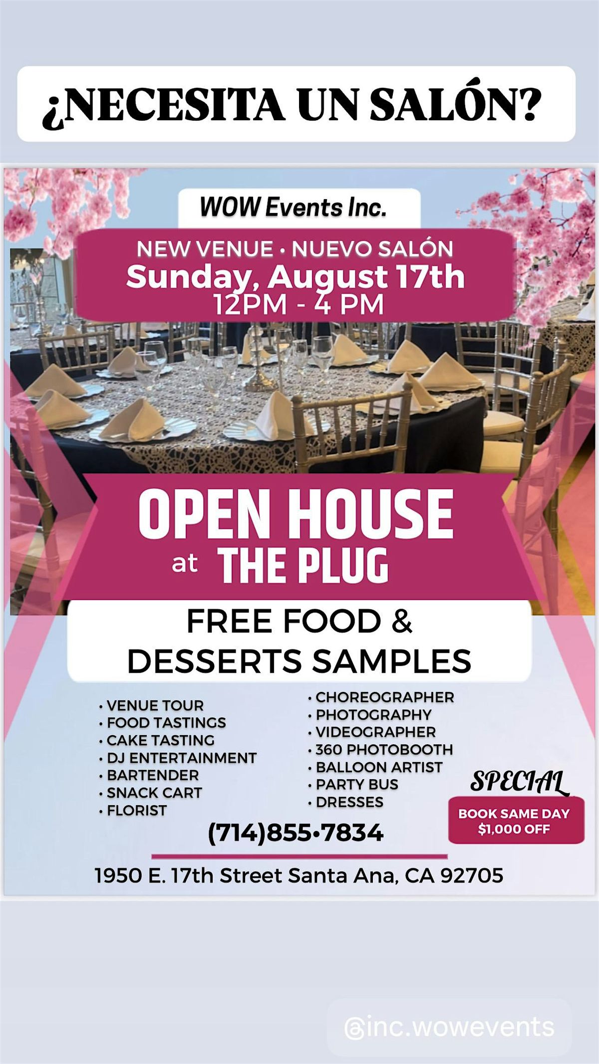 SALÓN • VENUE OPEN HOUSE, 17 August | Event in Santa Ana | AllEvents