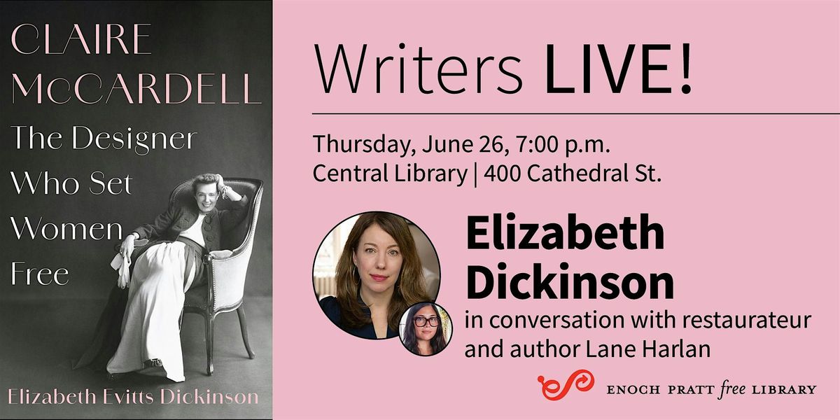 Elizabeth Dickinson: "Claire McCardell", 26 June | Event in Baltimore | AllEvents