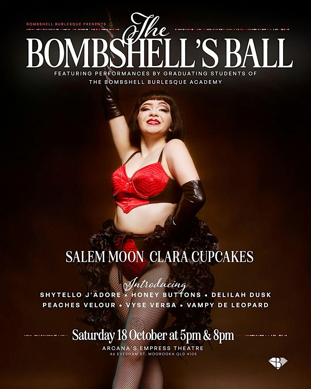 The Bombshell's Ball, October 18th Presented by Bombshell Burlesque, 18 October | Event in Moorooka | AllEvents