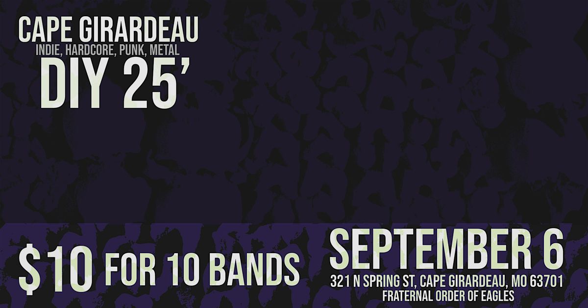 Cape Girardeau DIY25', 6 September | Event in Cape Girardeau | AllEvents